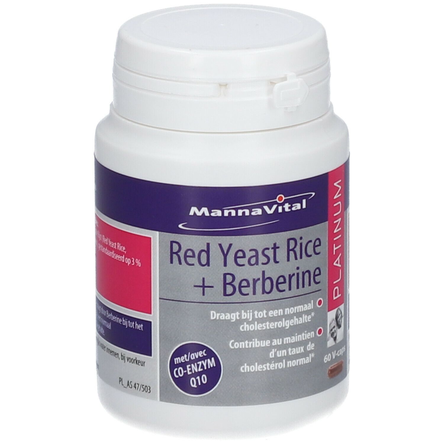 Mannavital Red Yeast Rice + Berberine Platinum