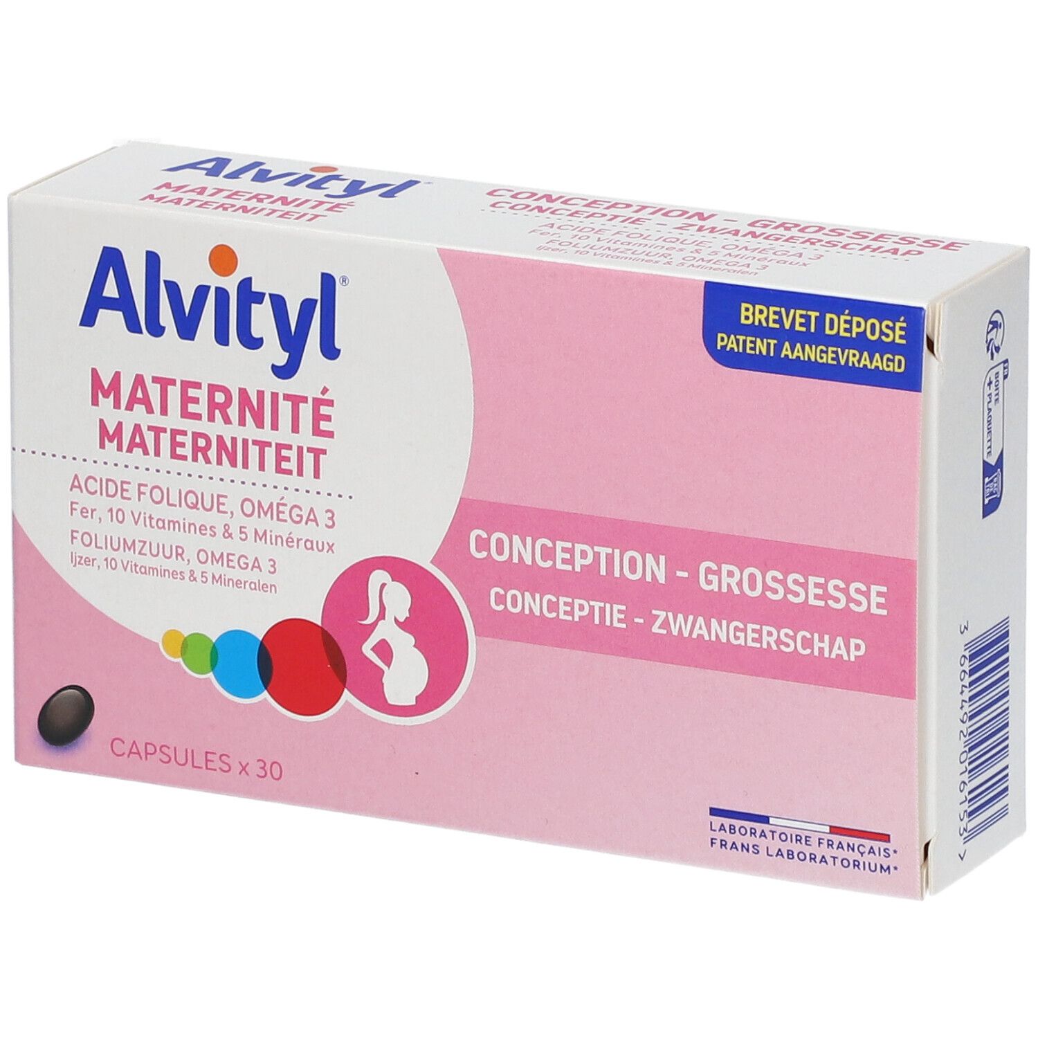 Alvityl® Materniteit | Foliumzuur en Omega 3 - Conceptie - Zwangerschap