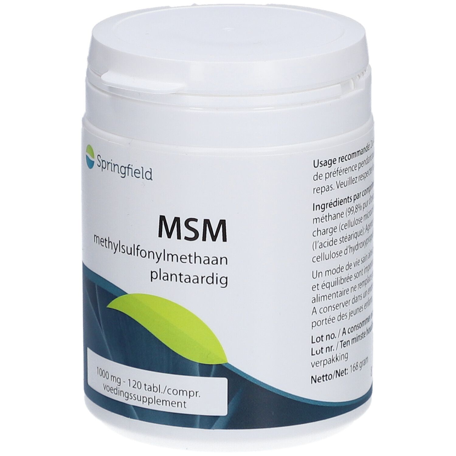 Springfield MSM méthylsulfonylméthane