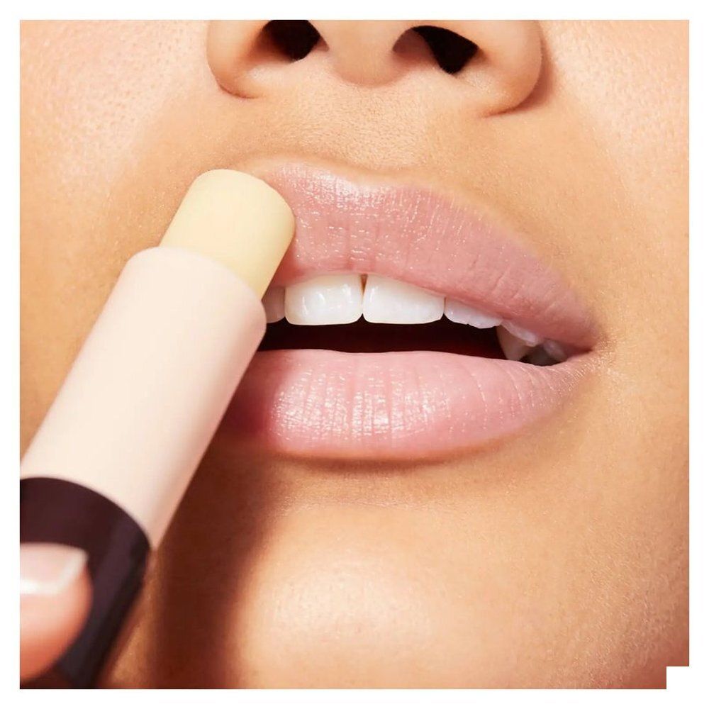 Nuxe Rêve de Miel stick lèvres hydratant, 4g, ouvert. Au miel et tournesol. Ingrédients 100% naturels.