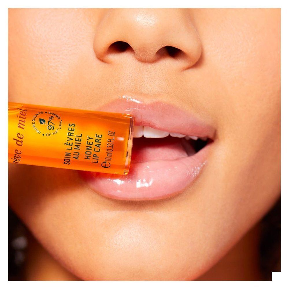 NUXE Honing Lippenverzorging, Rêve de Miel. 10ml. Met houten dop.