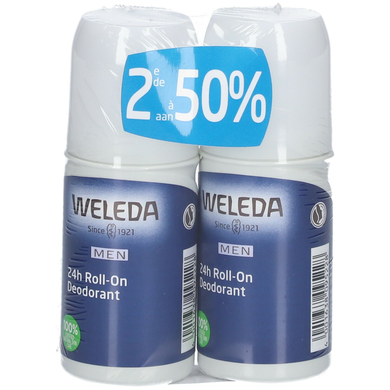 Weleda Men 24h Roll-On Deodorant DUO Prix Réduit