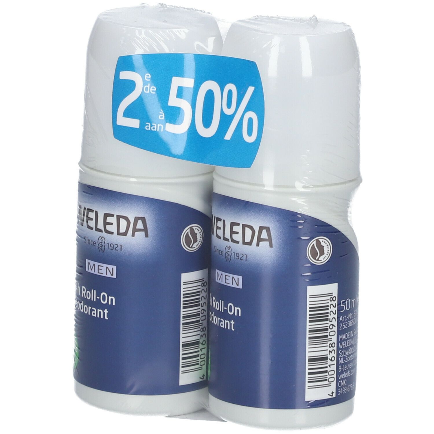 Weleda Men 24h Roll-On Deodorant DUO Prix Réduit