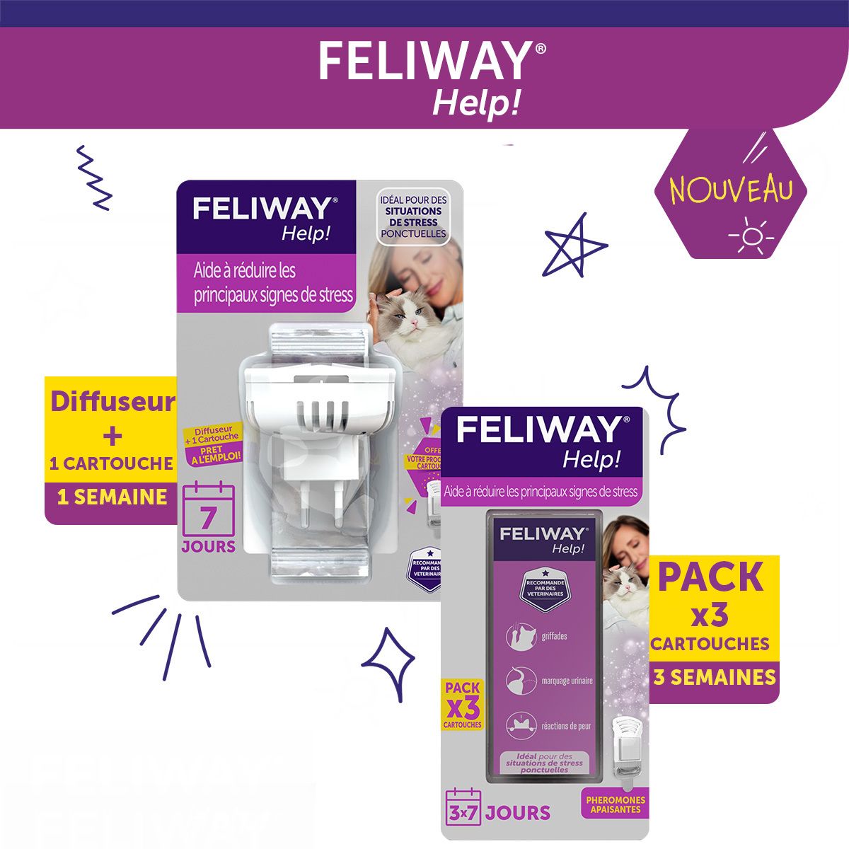 Feliway® Help! Recharge 3 Semaines