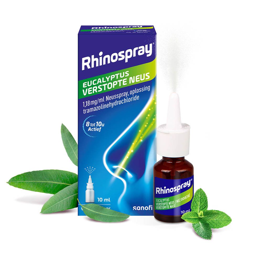 Rhinospray® Eucalyptus Verstopte Neus 1,18 mg/ml | Neusspray