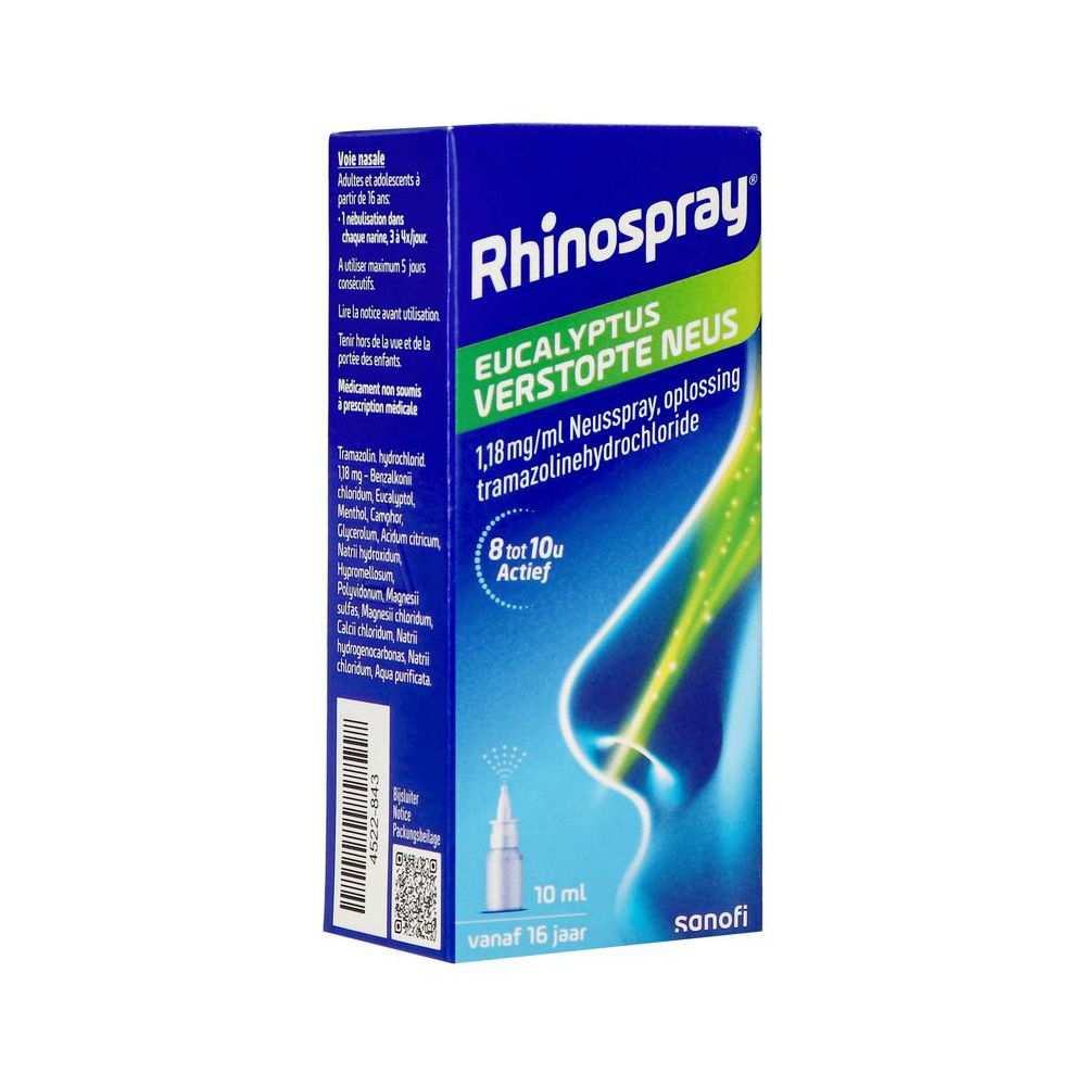 Rhinospray® Eucalyptus Verstopte Neus 1,18 mg/ml | Neusspray