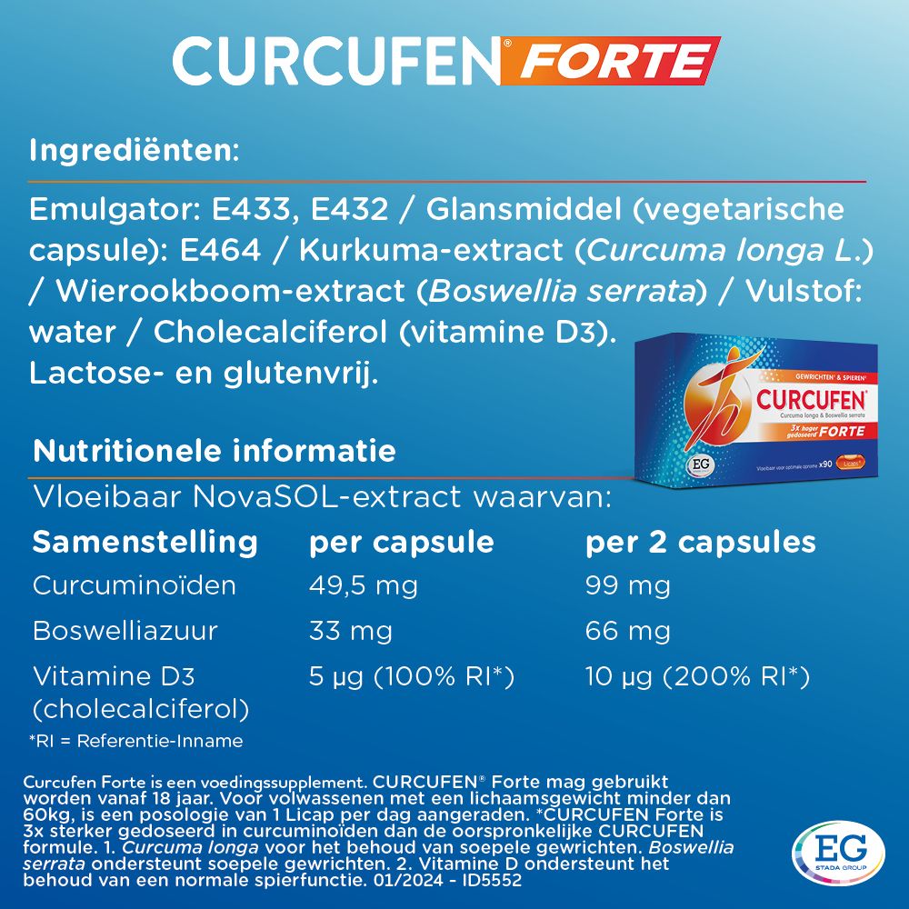 Curcufen Forte | Gewrichten &  Spieren