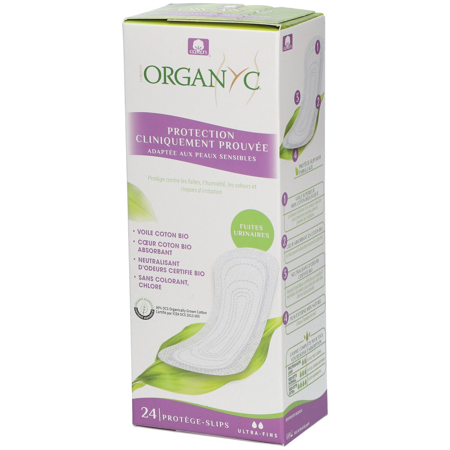 Organyc® Protège-Slips Ultra-Fins