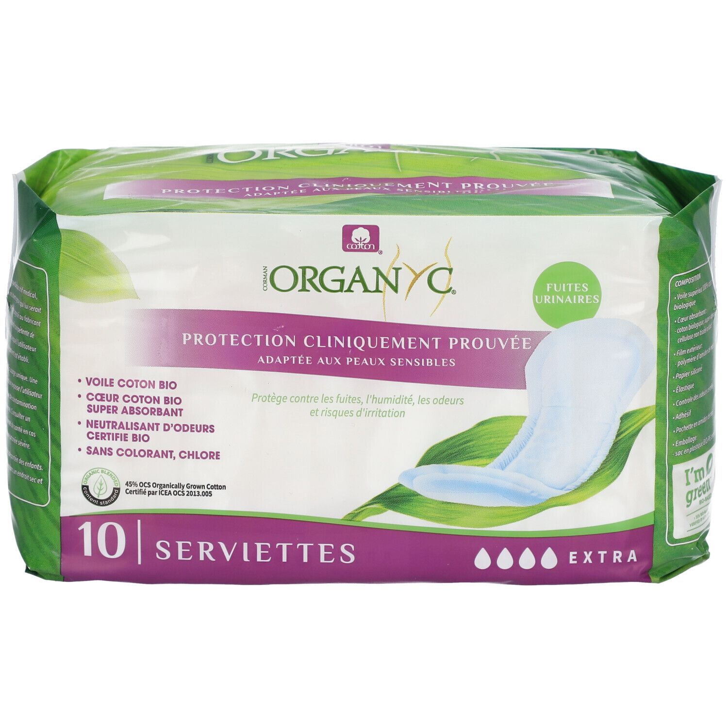 Organyc® Serviettes Flux Extra