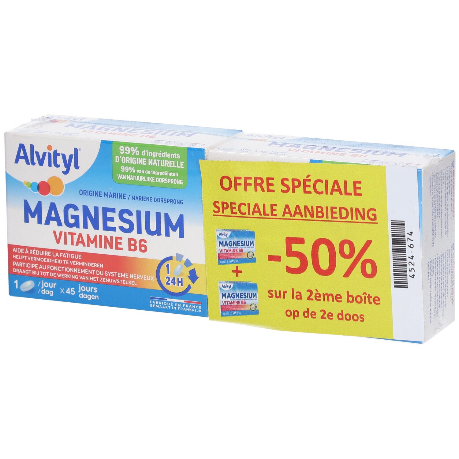 Alvityl® Magnesium Vitamine B6 DUO Prix Réduit