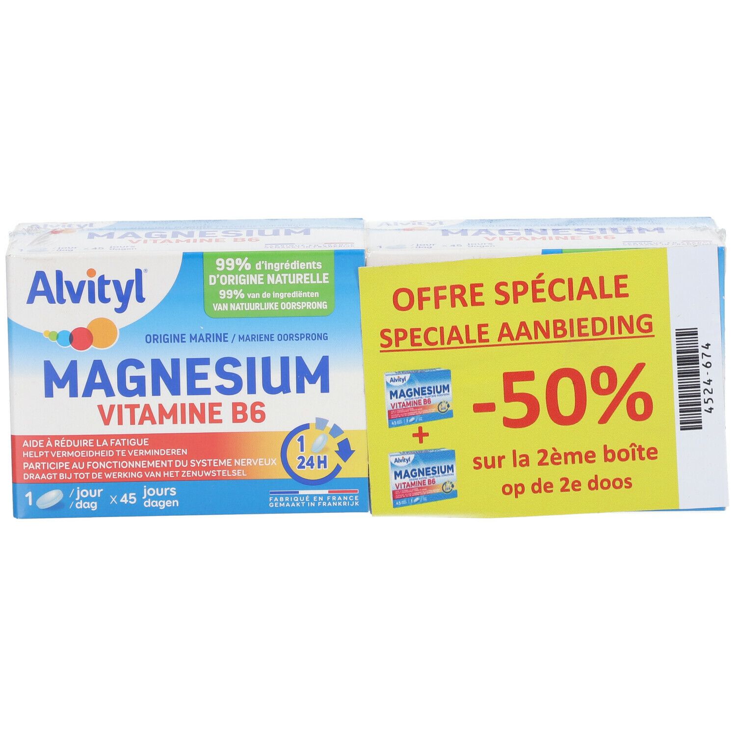 Alvityl® Magnesium Vitamine B6 DUO Prix Réduit