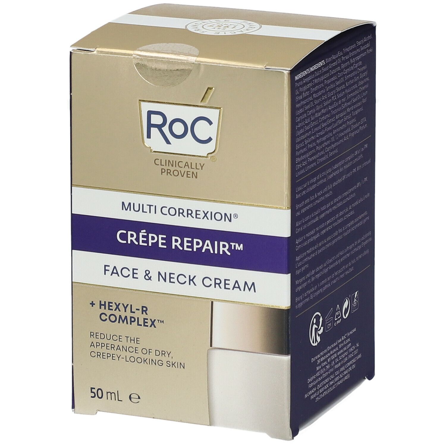 RoC® Multi Correxion® Peau Défroissée Crème Visage & Cou