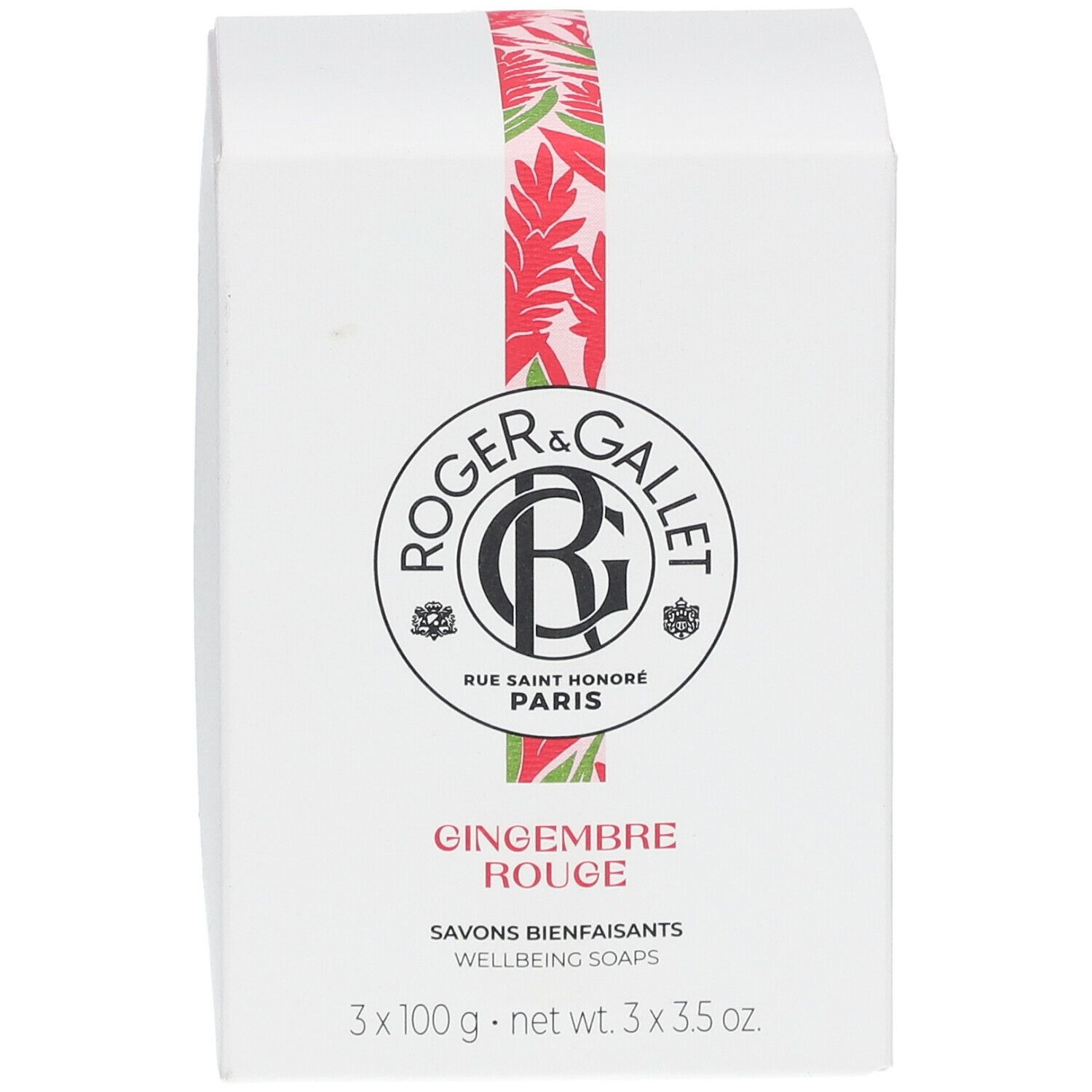 Roger & Gallet Savon Bienfaisant GINGEMBRE ROUGE