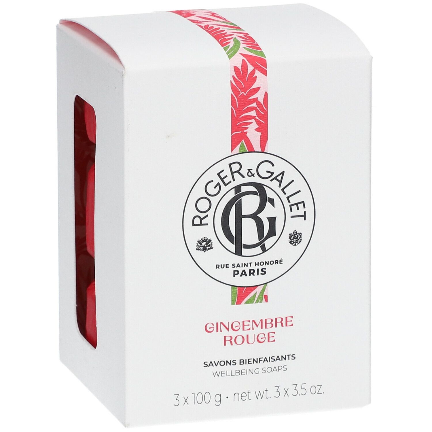 Roger & Gallet Savon Bienfaisant GINGEMBRE ROUGE