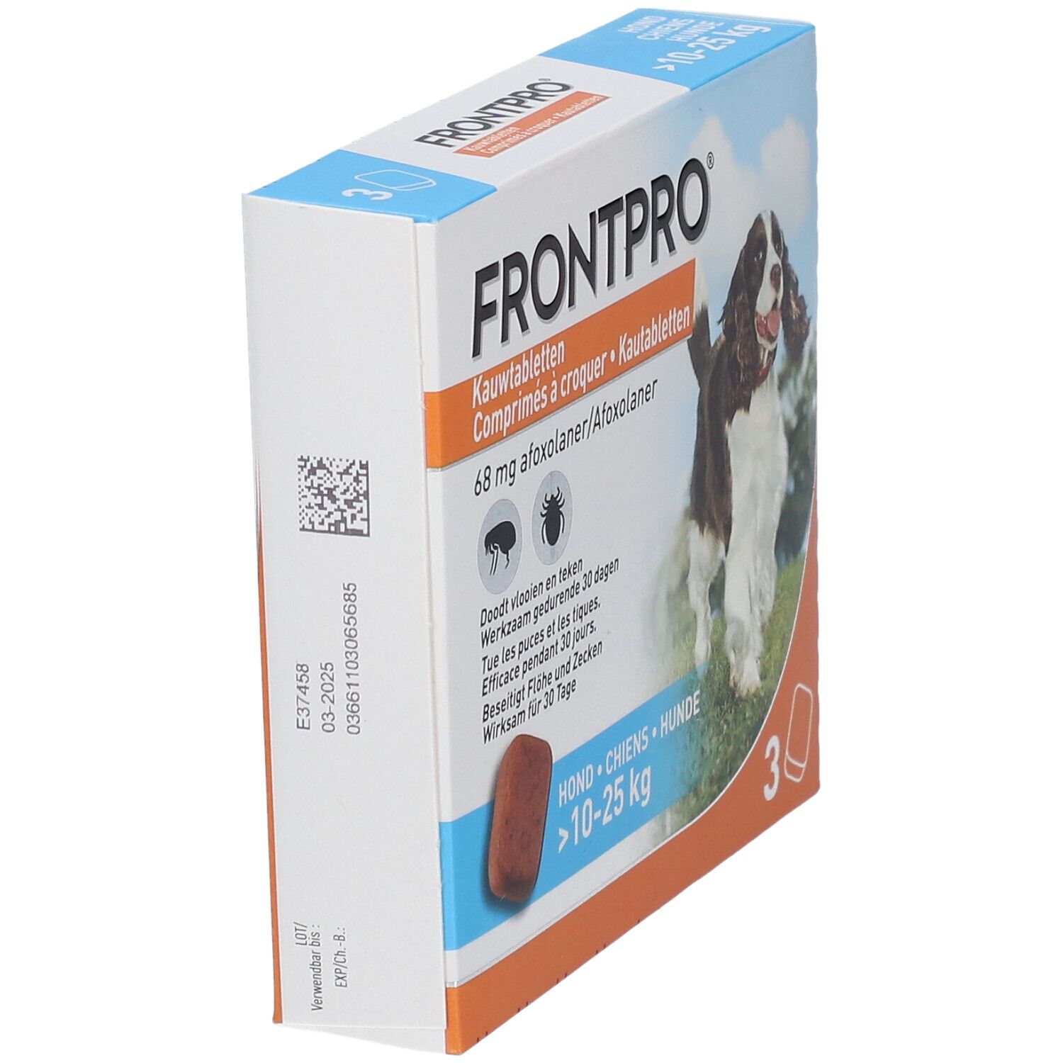 FRONTPRO® Kauwtabletten Hond 10-25 kg 3 St - Farmaline