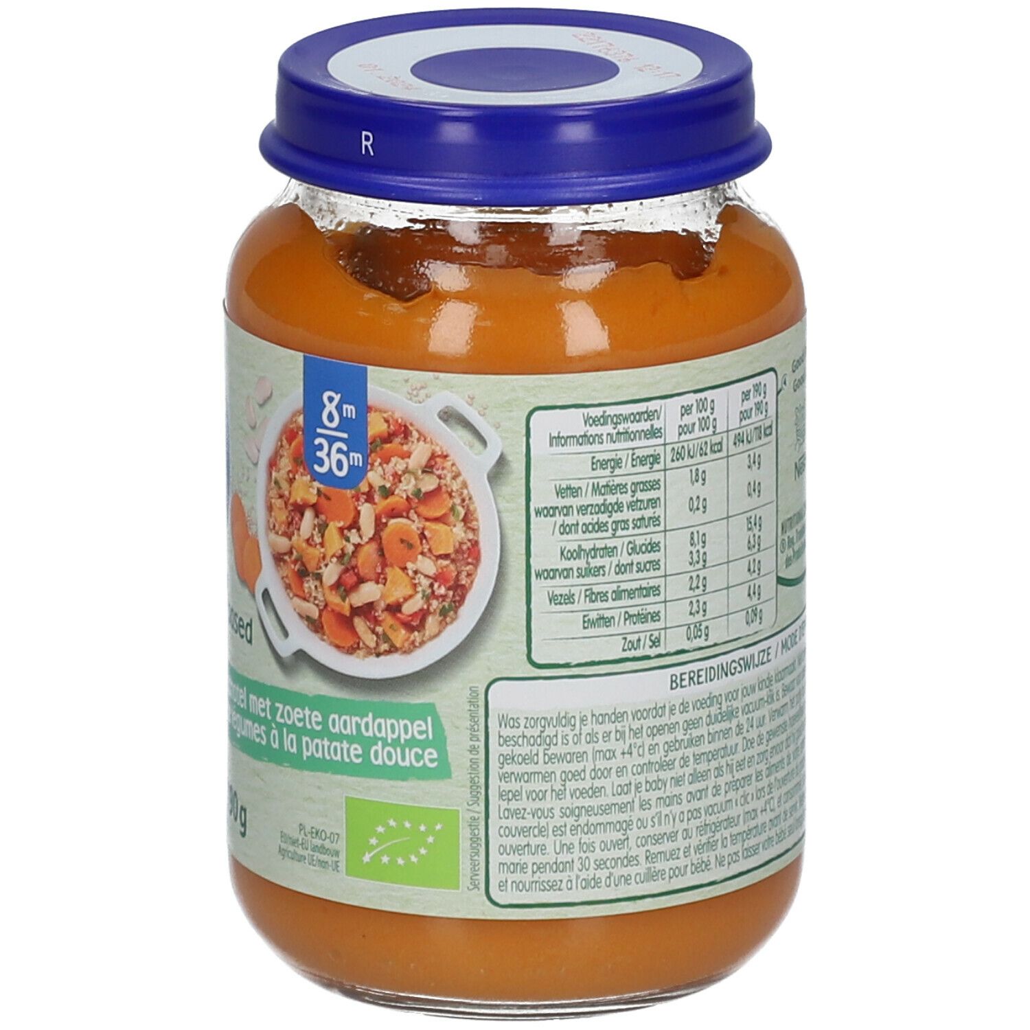 Nestlé® Baby Meal Poêlée de Légumes à la Patate Douce Bio