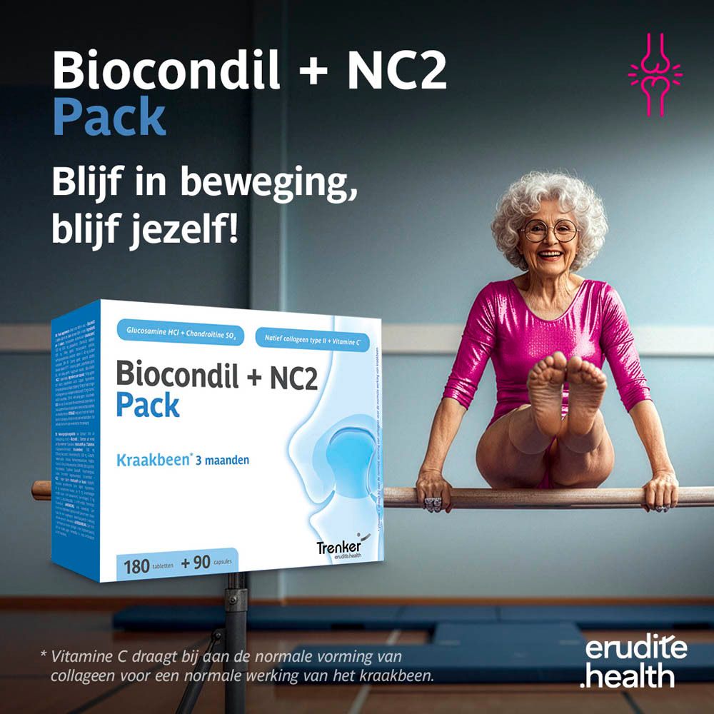 Biocondil + NC2 Pack: Complete oplossing voor gewrichten, dubbele kracht, bewezen effectiviteit.