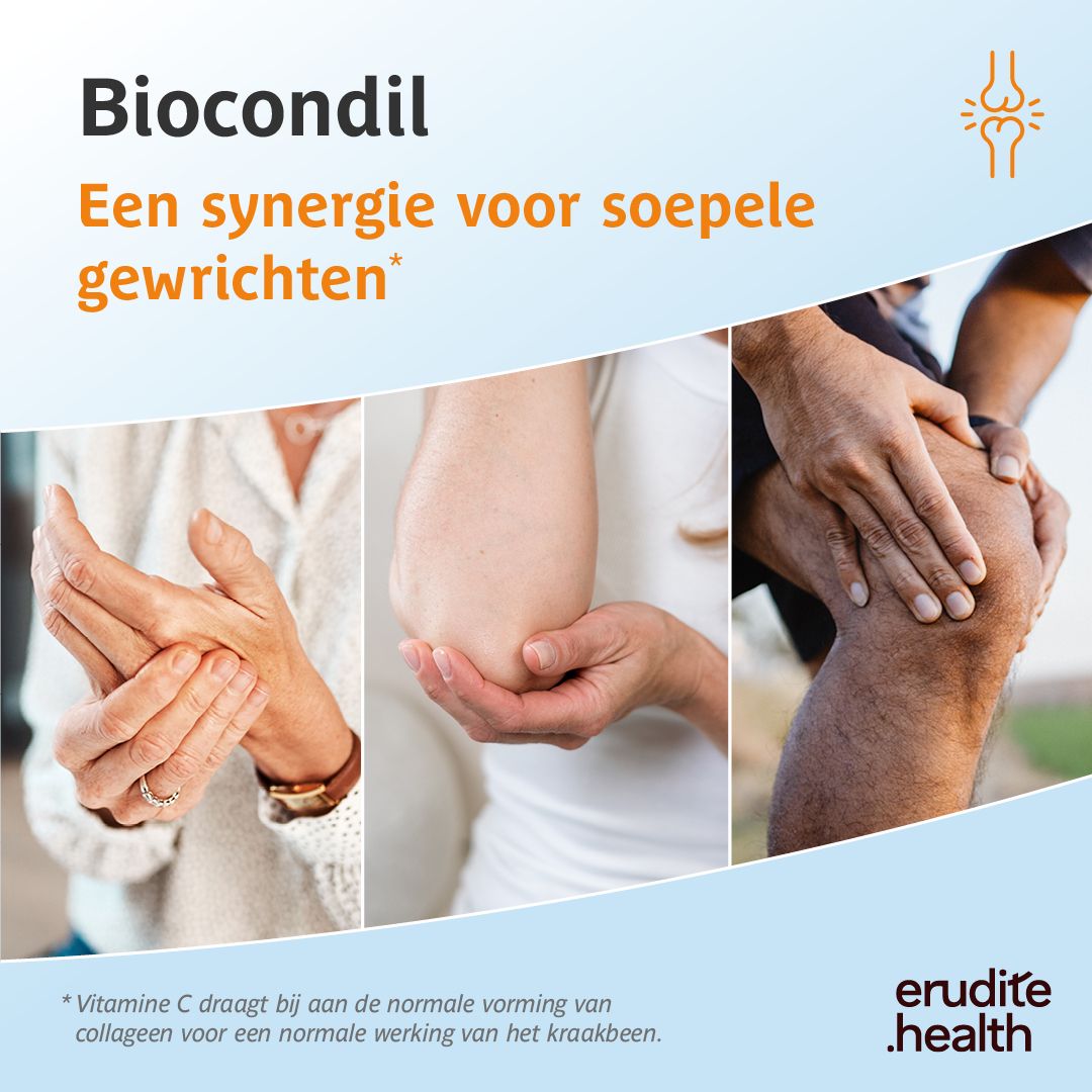 Biocondil: Dagelijkse ondersteuning van uw gewrichten.