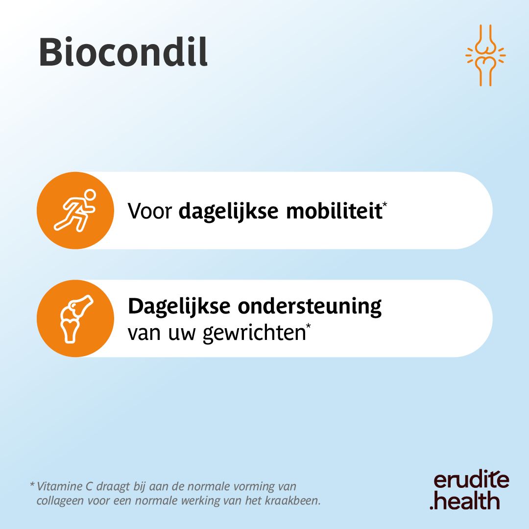 Biocondil: Voedt het kraakbeen van binnenuit.