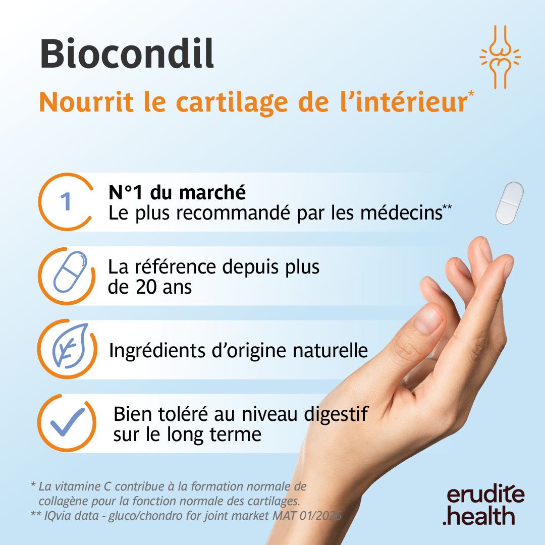 Biocondil : Ingrédients naturels, bien toléré.