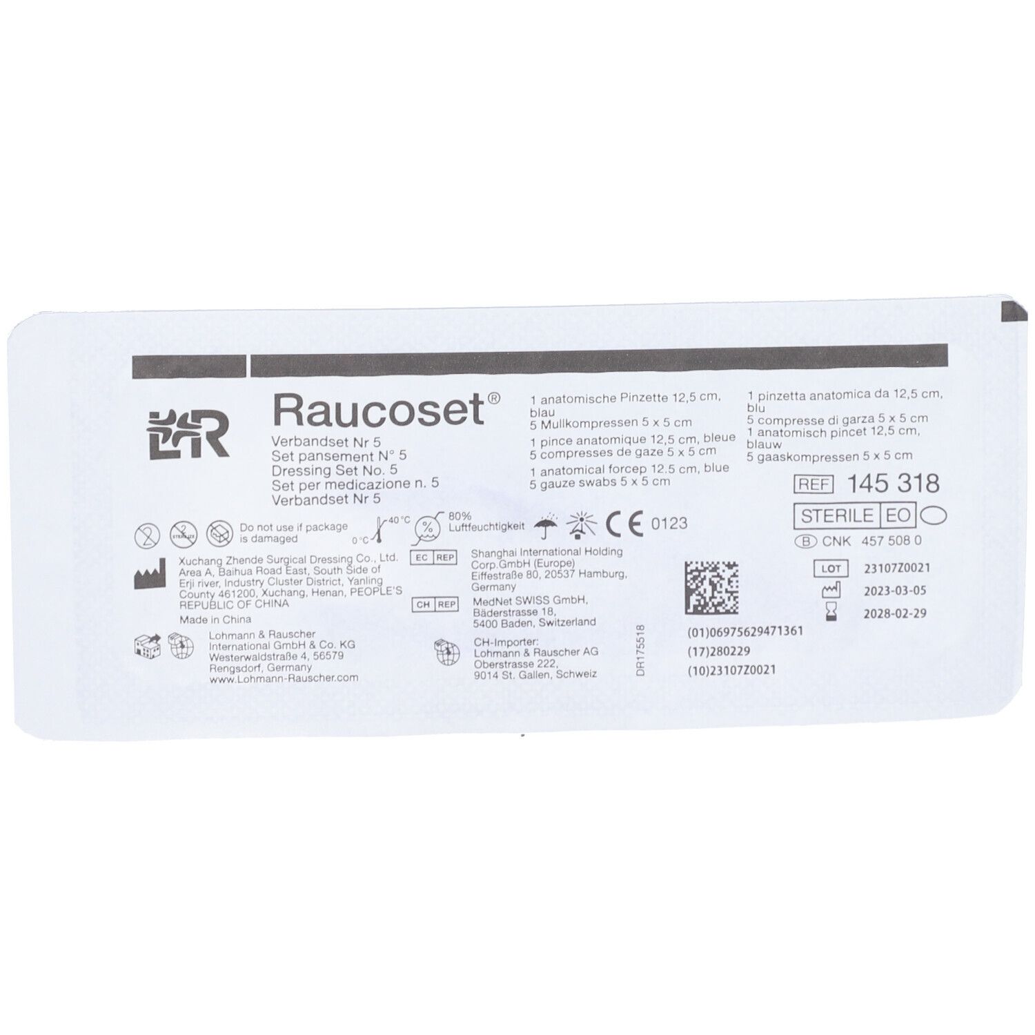 Raucoset Verbandset Nr 5 Ref.145318