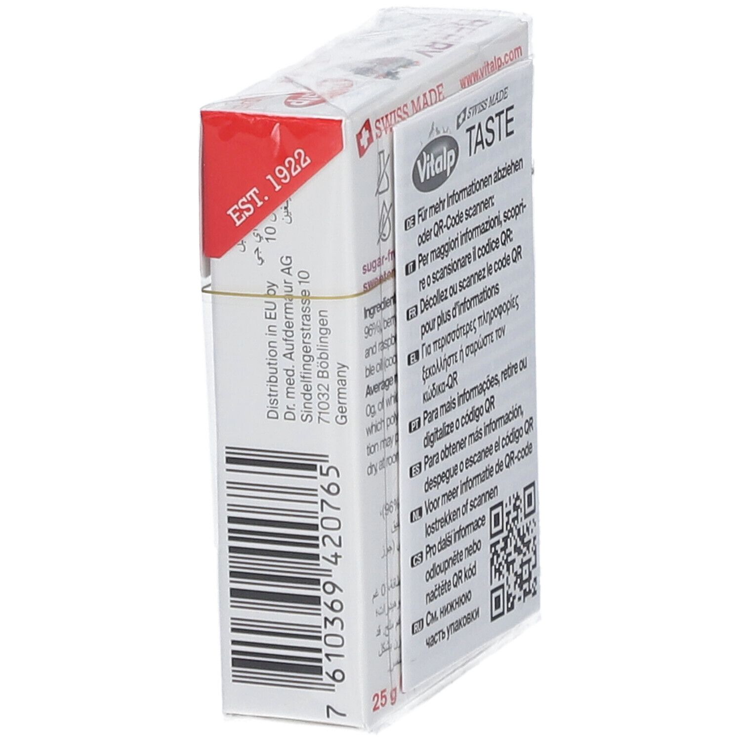 Vitalp Bonbons Baie Sans Sucre