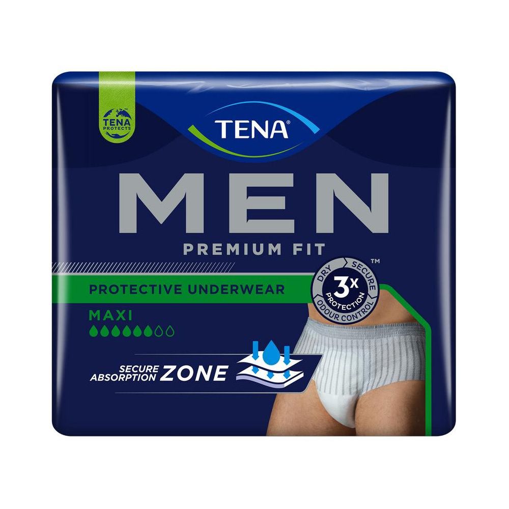 TENA Men Premium Fit Protective Underwear Maxi Small - Medium