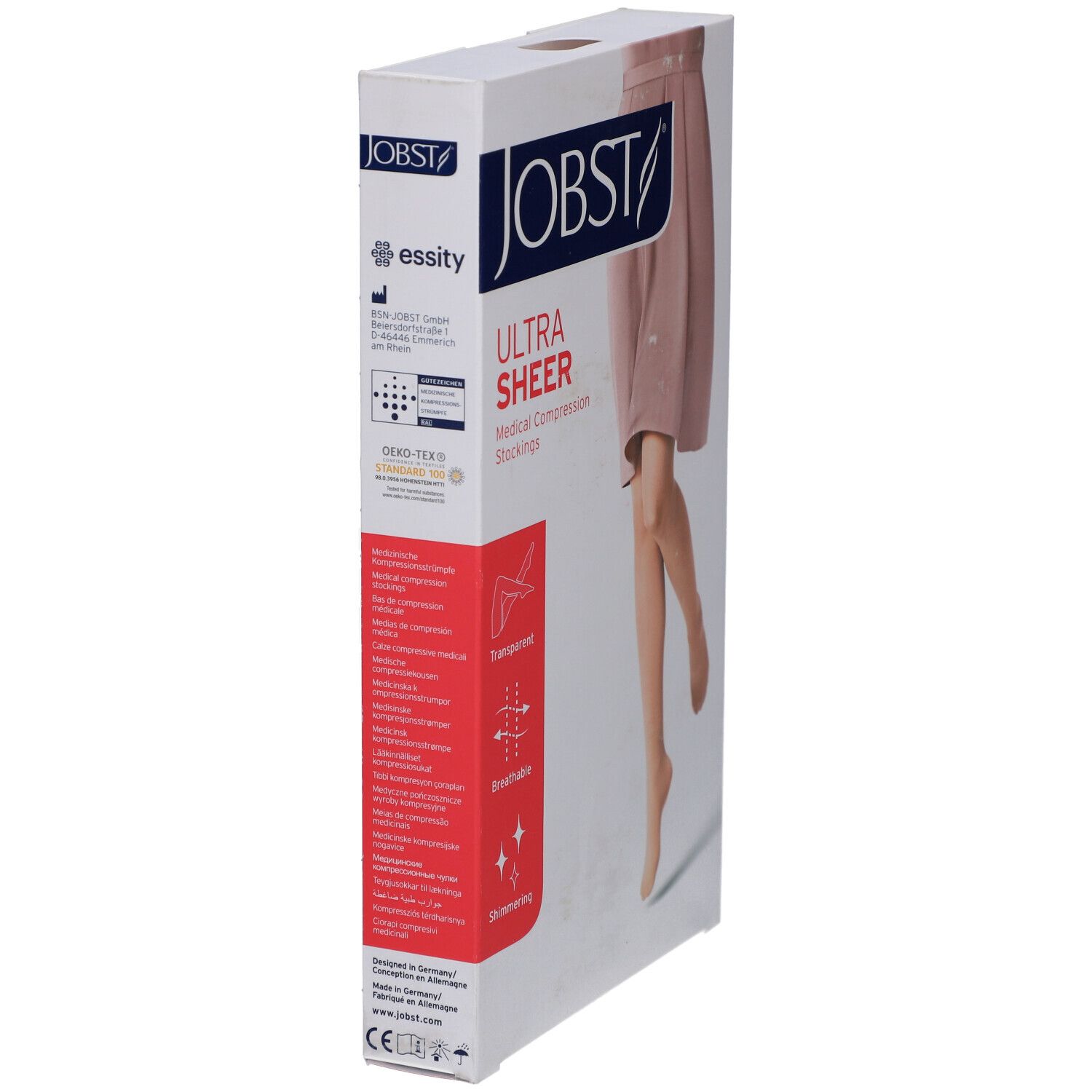 Jobst Ultras 2 AD PET Soft Caramel III paire – Bas de compression classe III