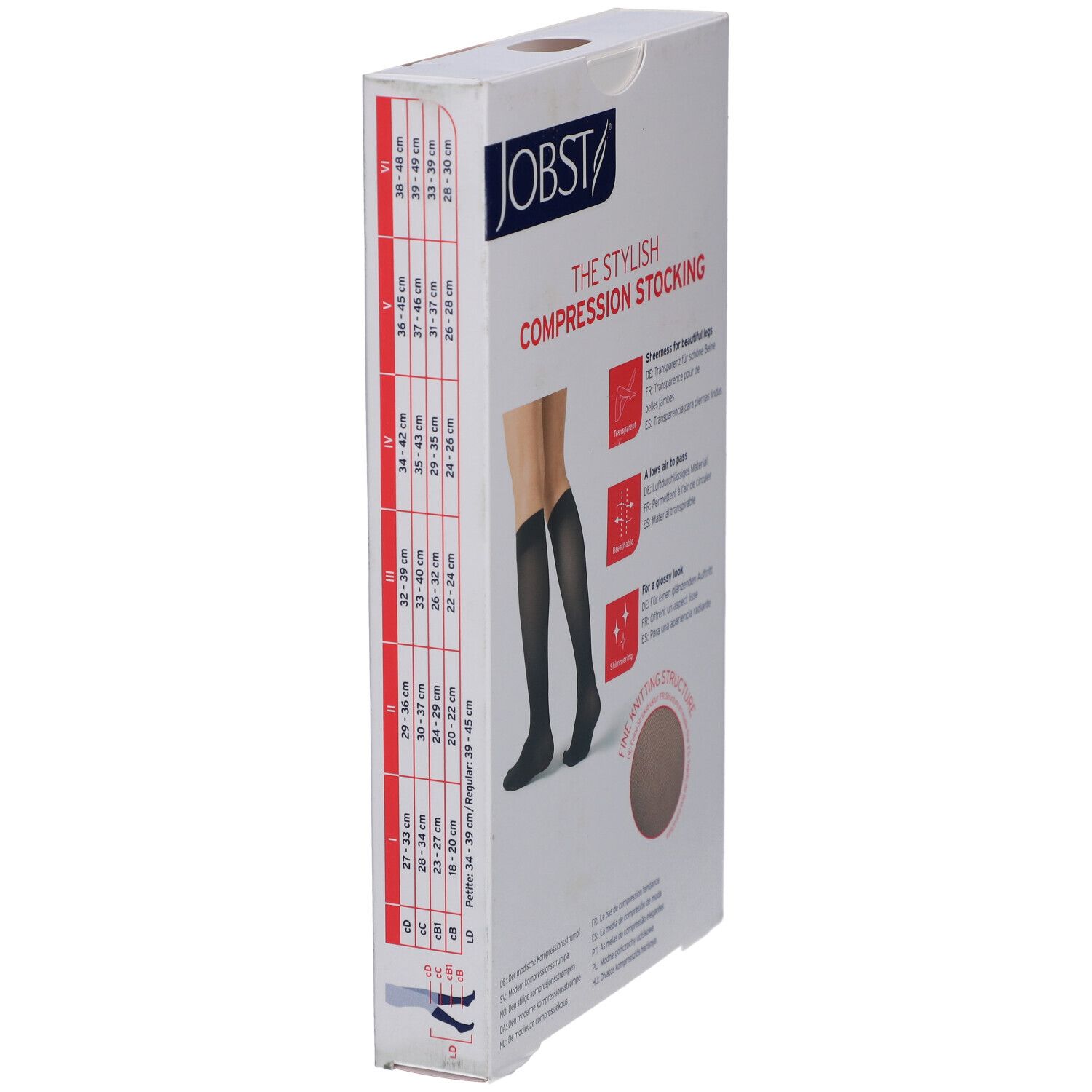 Jobst Ultras 2 AD PET Soft Caramel III paire – Bas de compression classe III