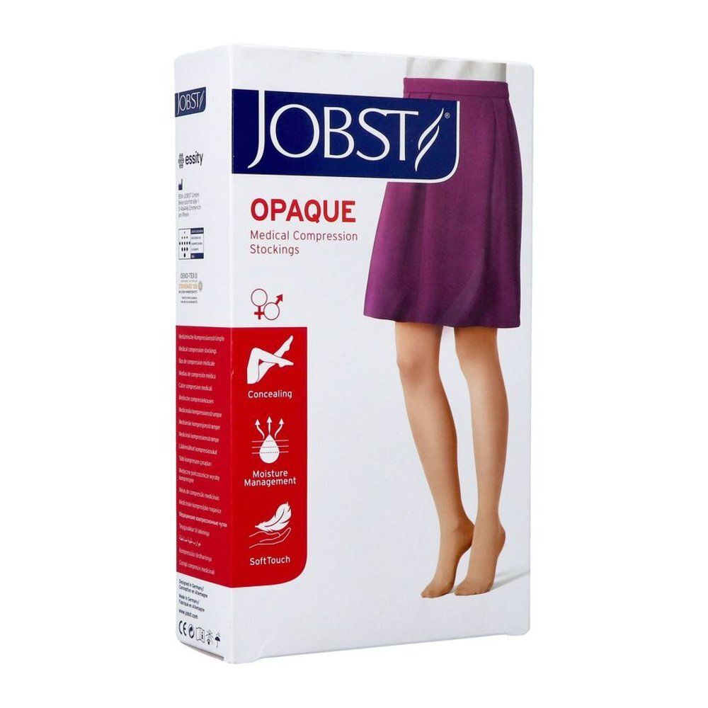 Bas de contention JOBST Opaque, médical, couleur chair, opaque.