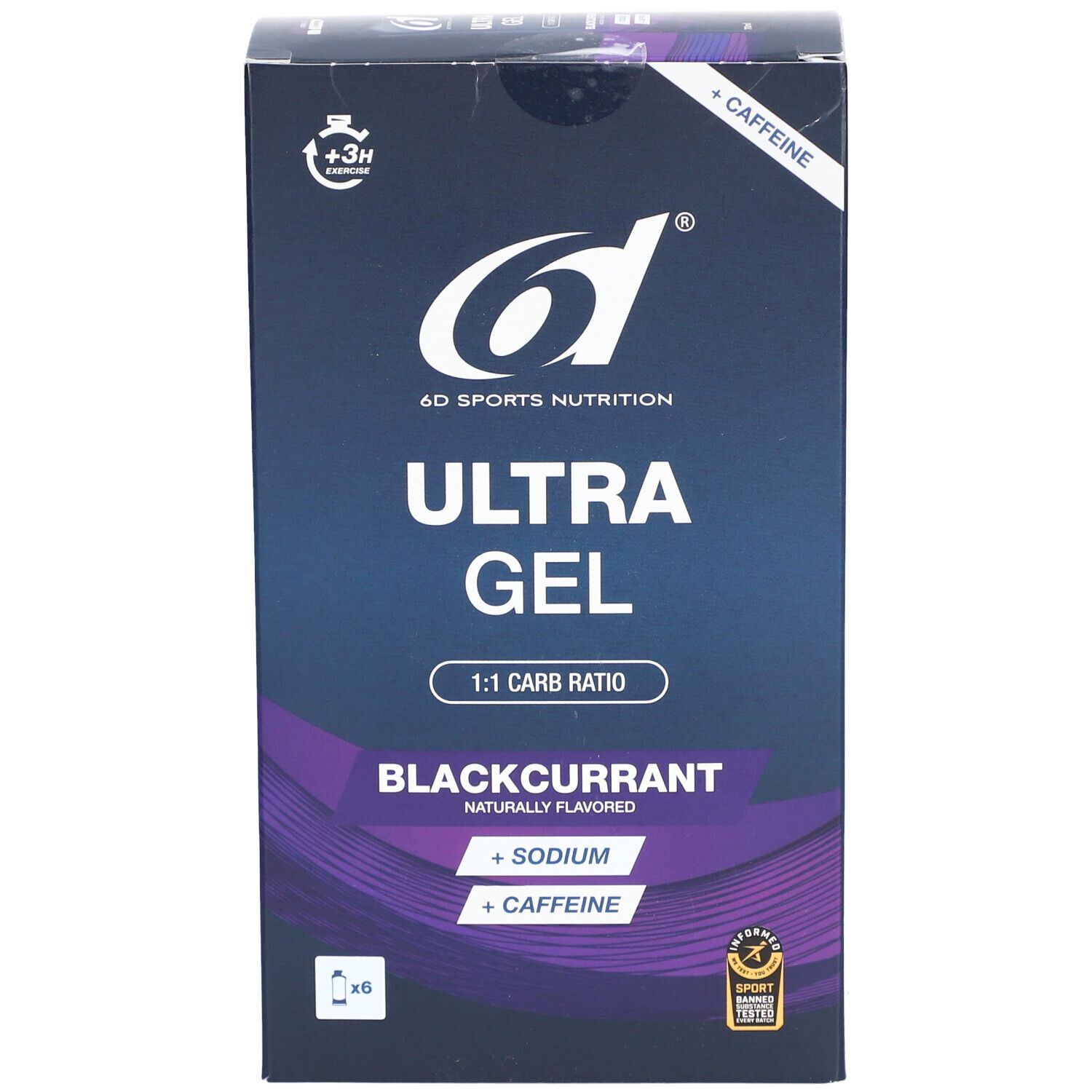 6D Sports Nutrition Ultra Gel Cassis