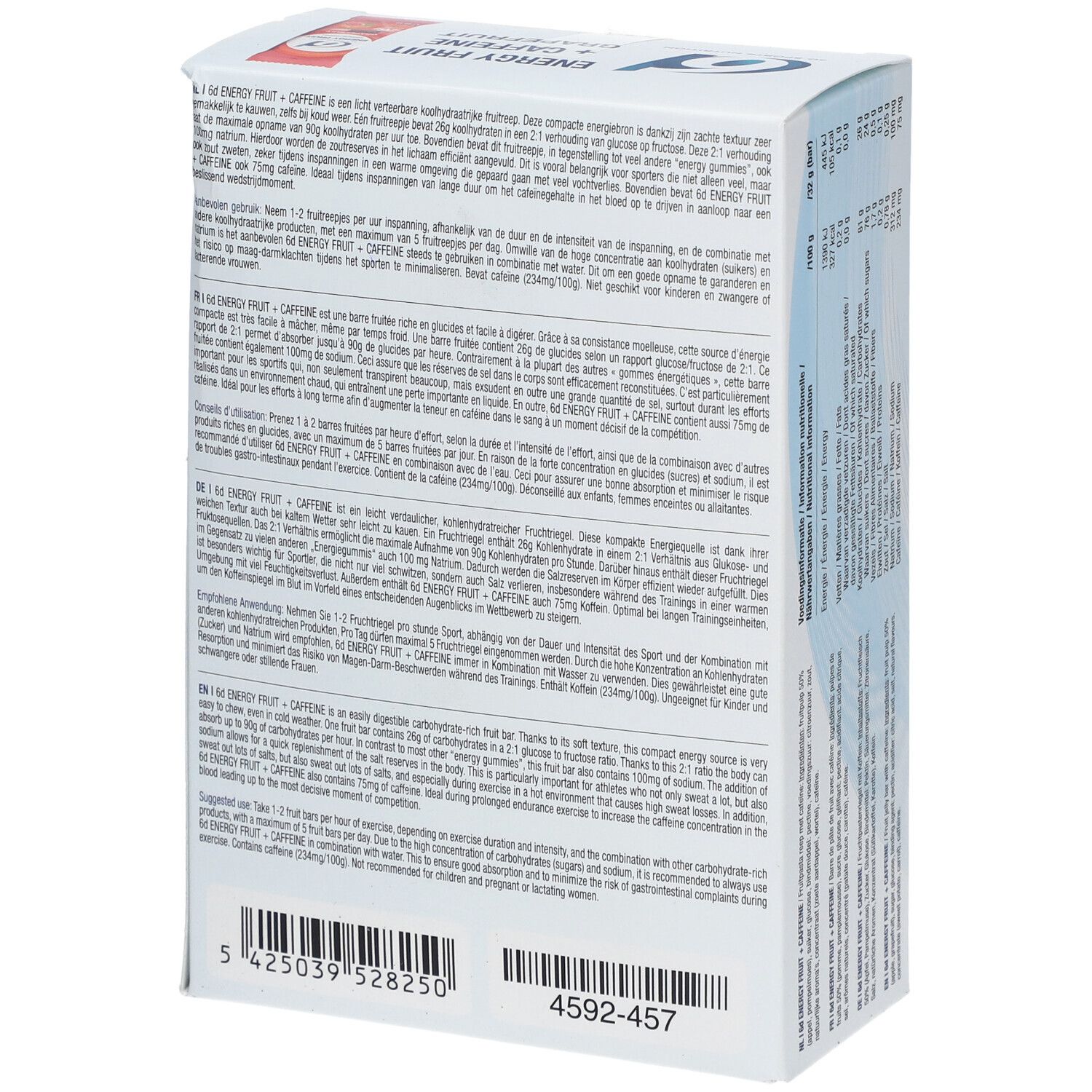6D Sports Nutrition Energy Fruit Pamplemousse