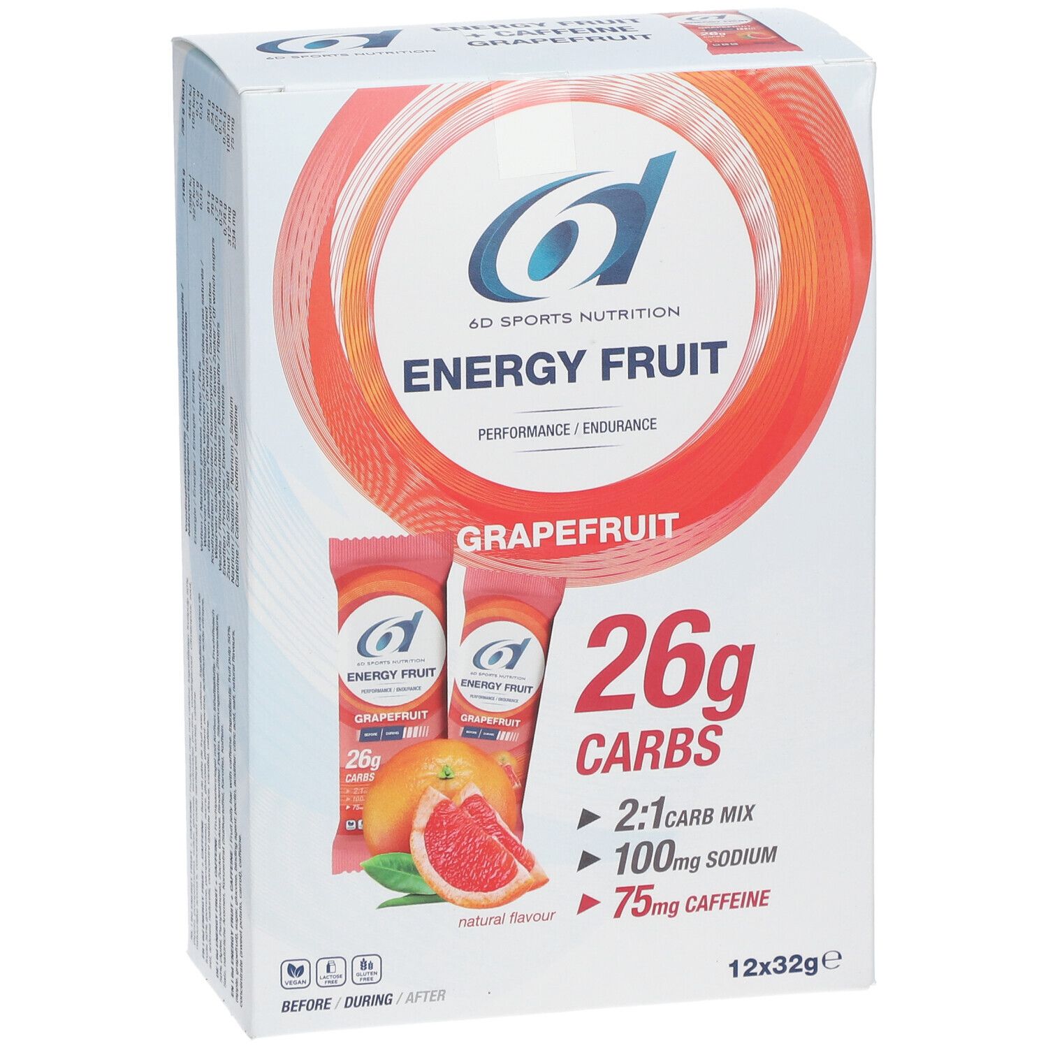 6D Sports Nutrition Energy Fruit Pamplemousse