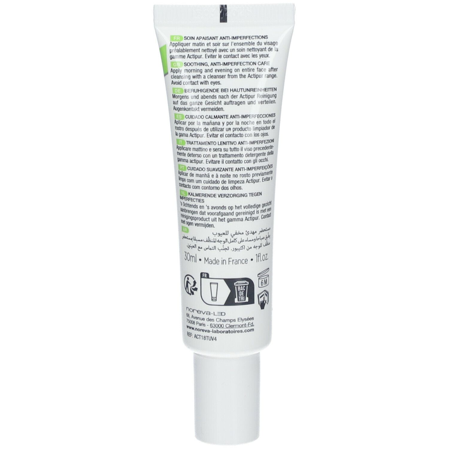 Noreva Actipur® Expert Sens[+] Soothing Anti-Imperfection Care