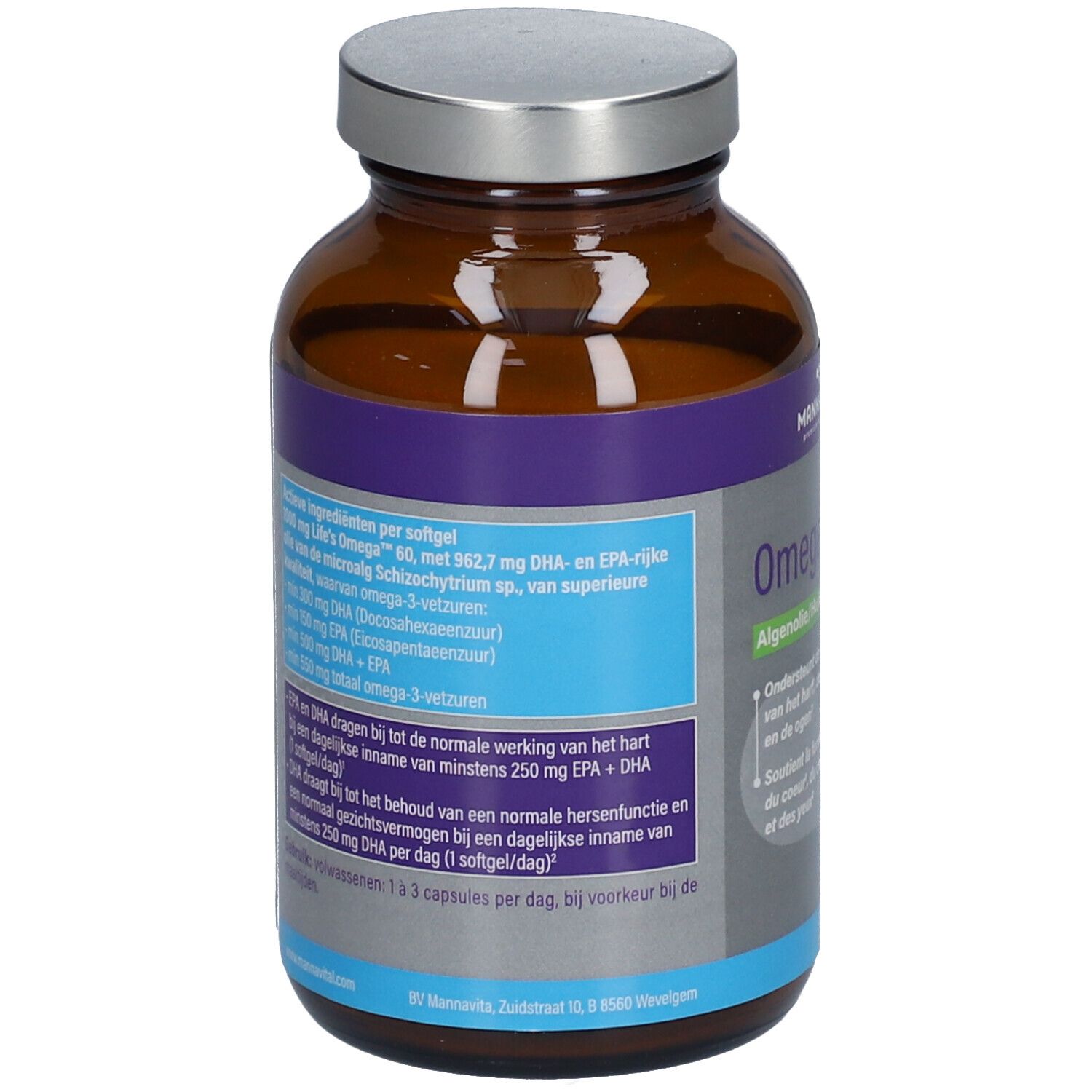 Mannavital Omega-3 Algenolie Platinum