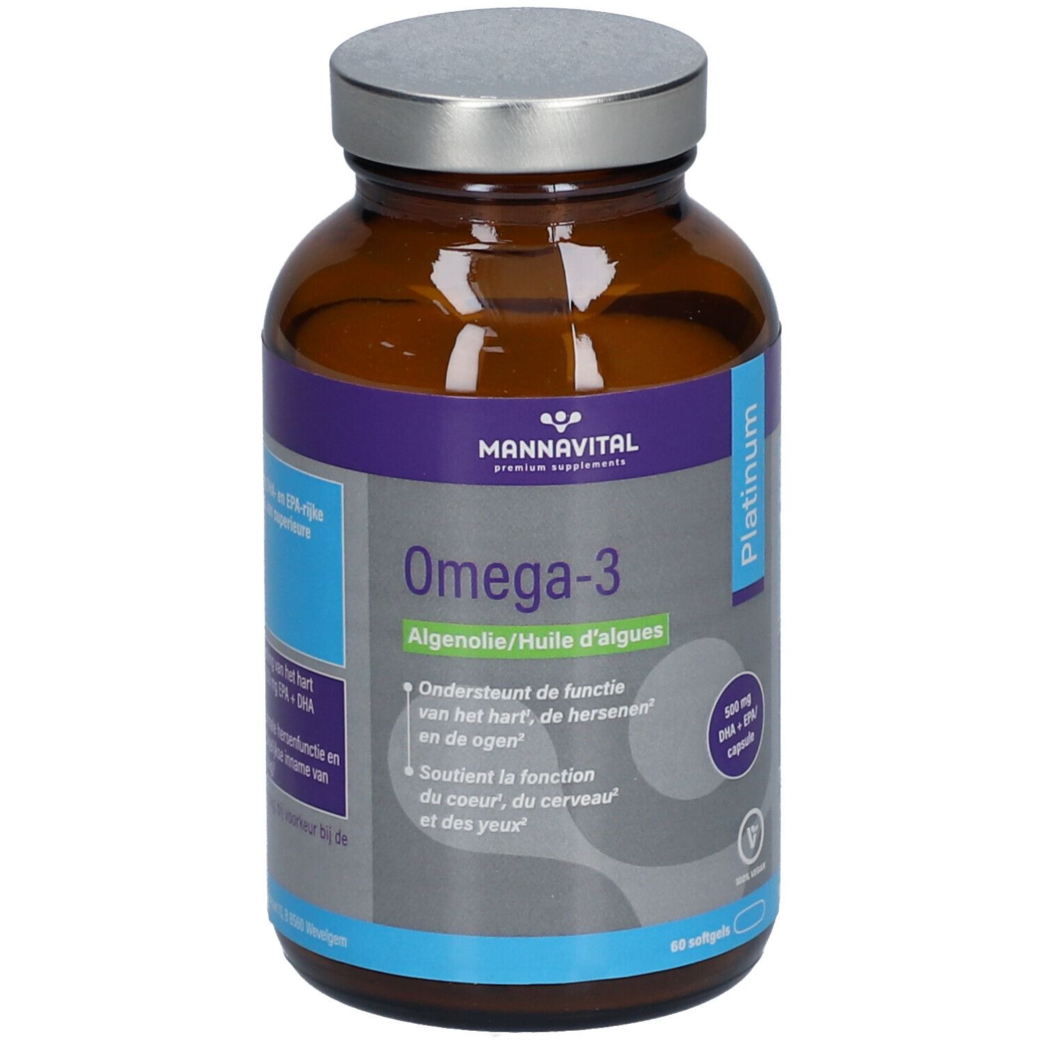 Mannavital Omega-3 Algenolie Platinum