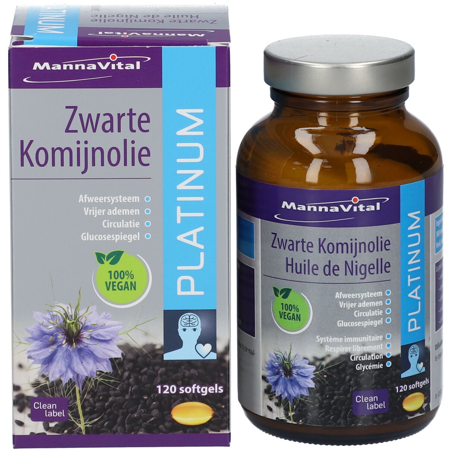 Mannavital Zwarte Komijn Platinum