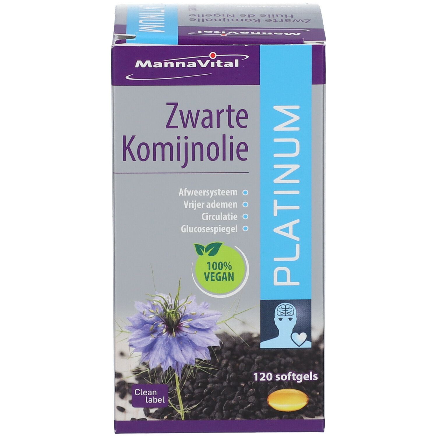 Mannavital Zwarte Komijn Platinum