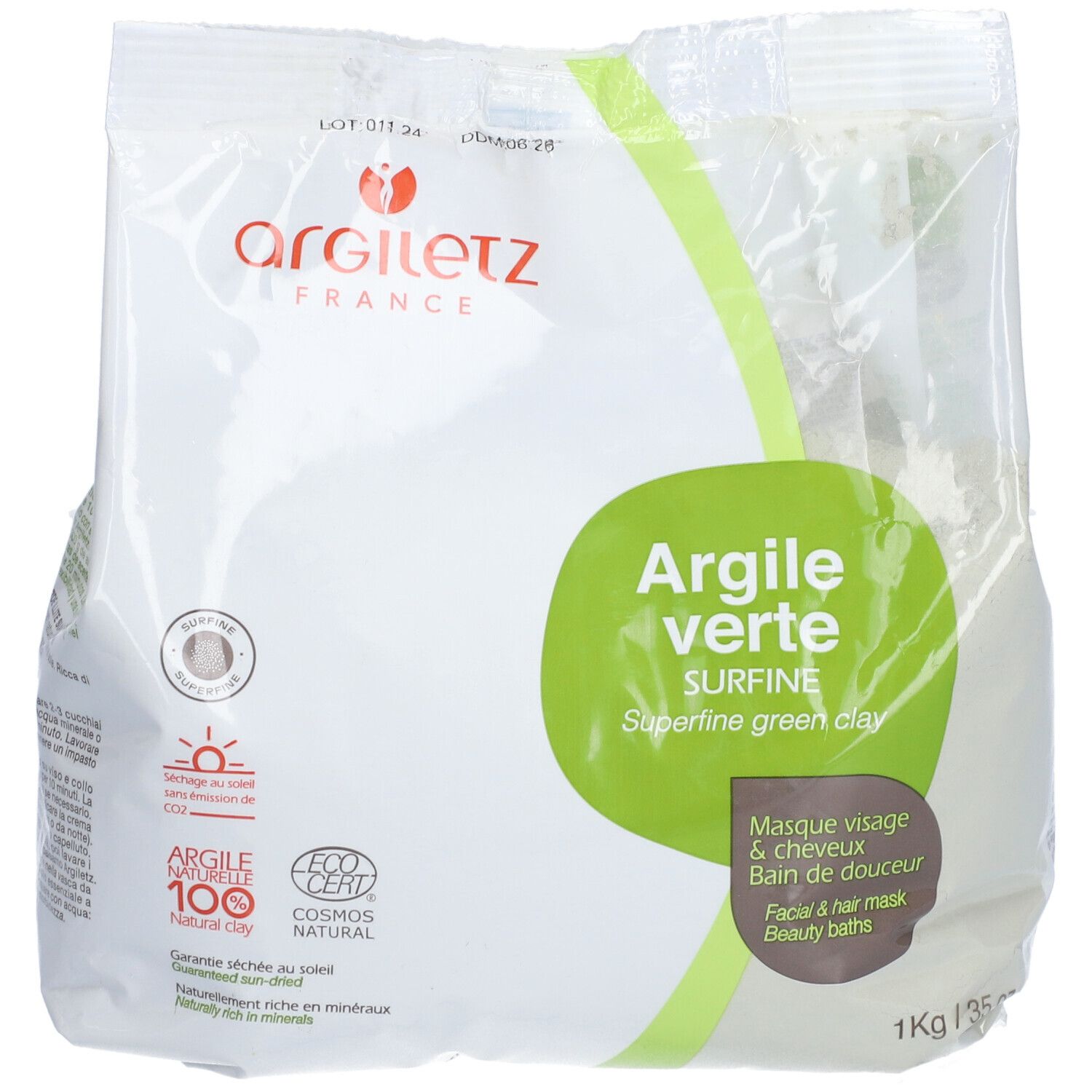 Argiletz Groene Klei Extra Fijn