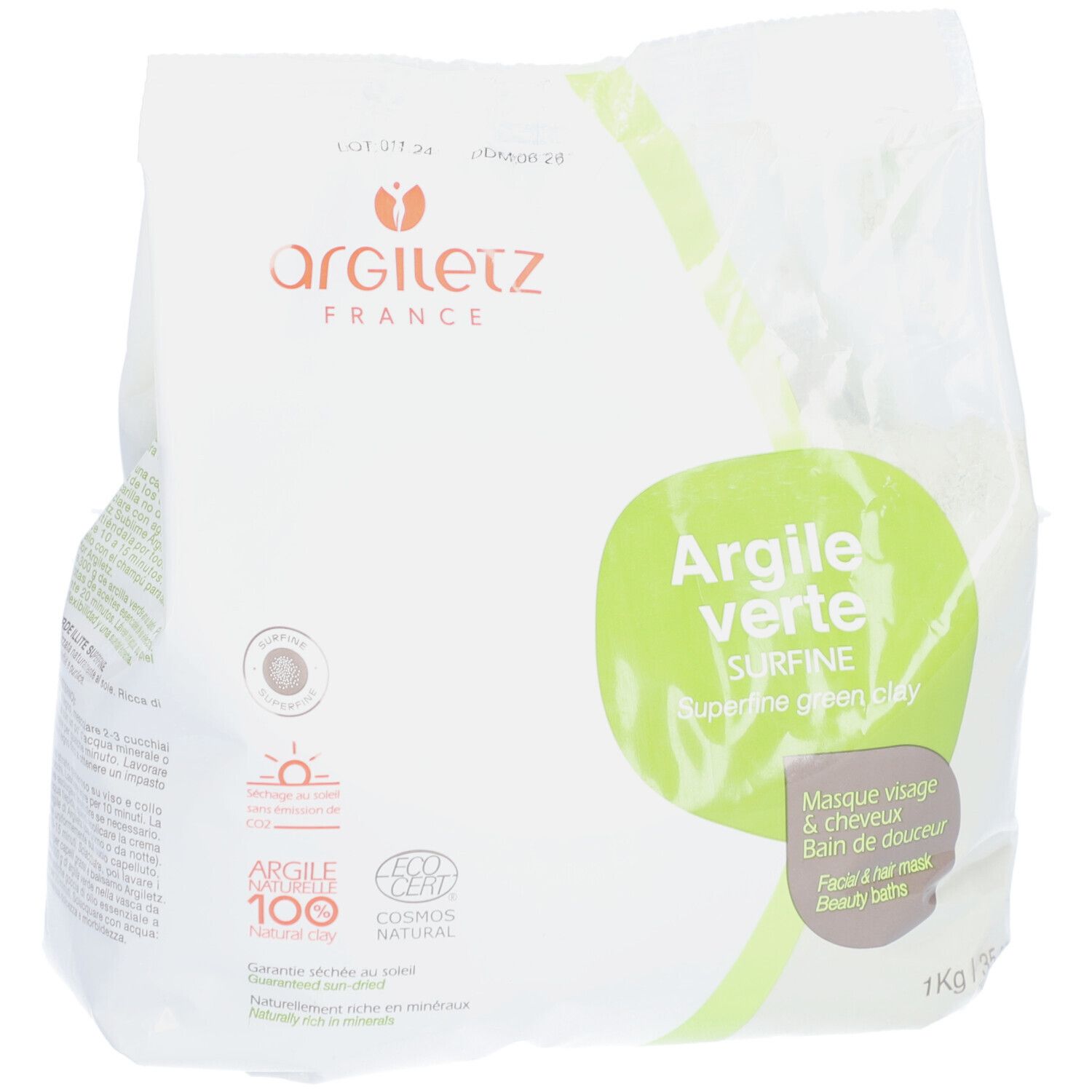 Argiletz Groene Klei Extra Fijn