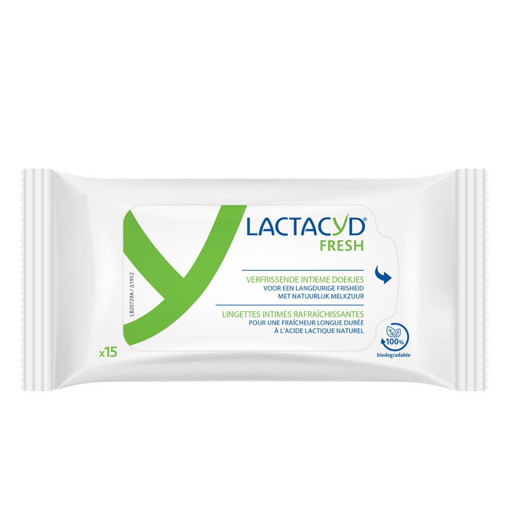 Lactacyd® Fresh Lingettes Intimes Rafraîchissantes