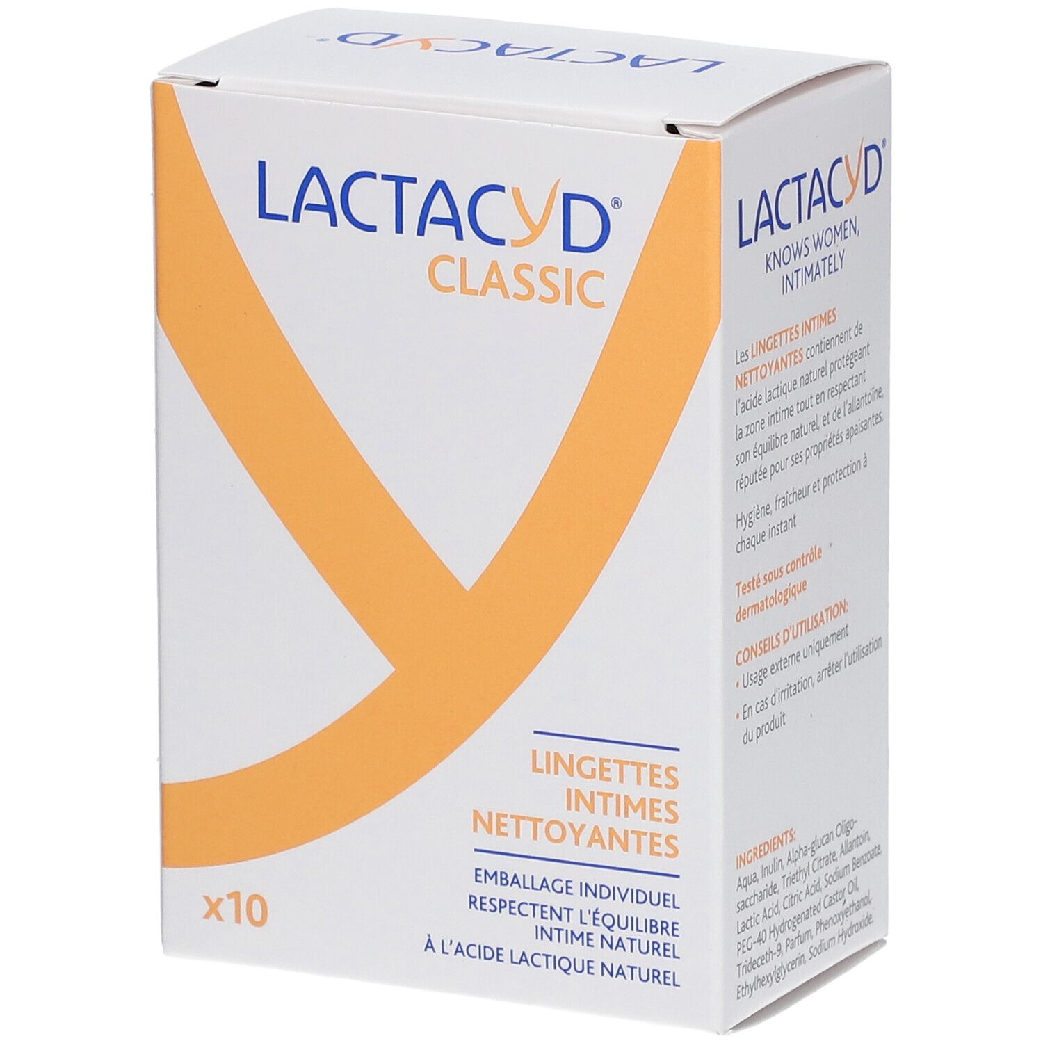 Lactacyd® Classic Lingettes Intimes Nettoyantes