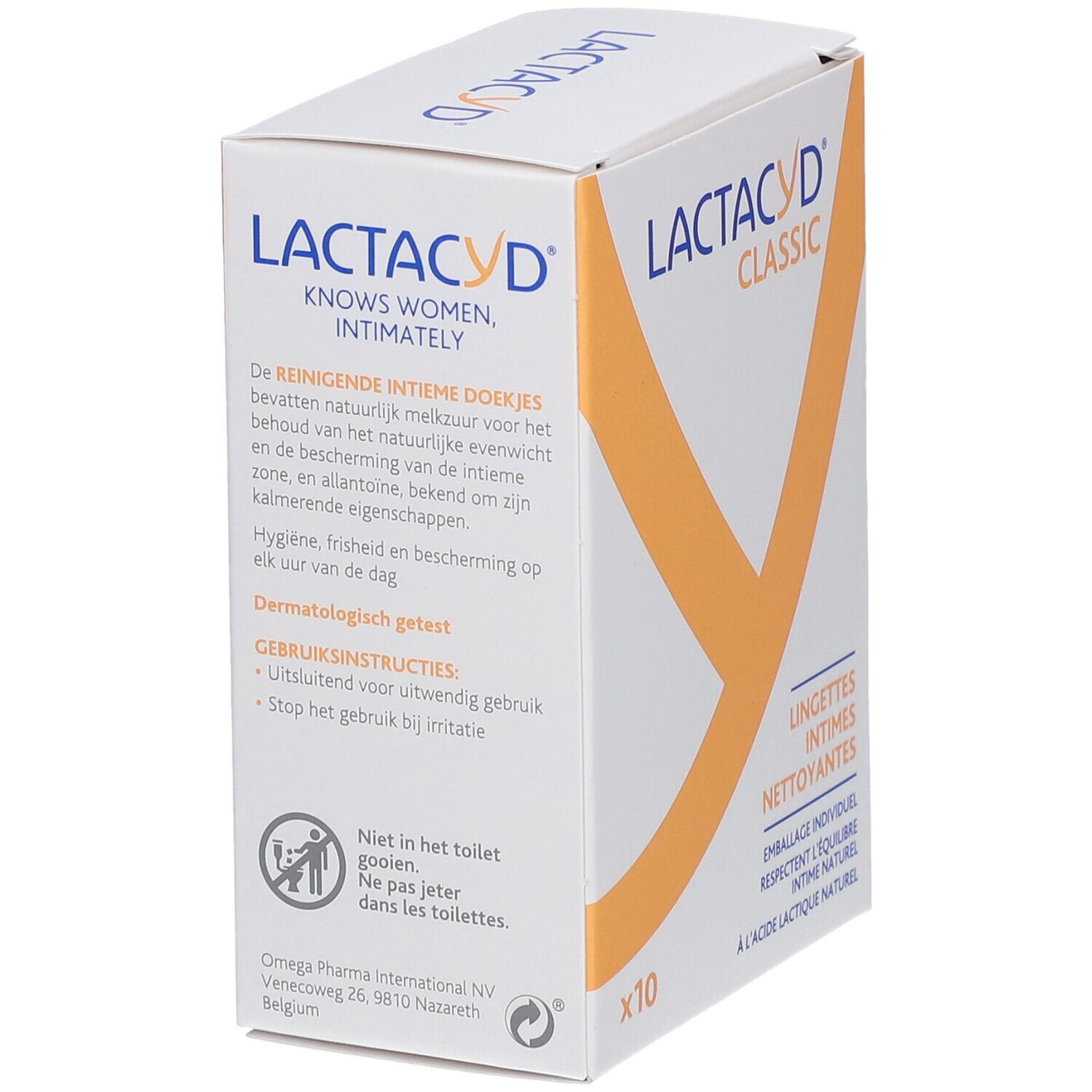 Lactacyd® Classic Lingettes Intimes Nettoyantes