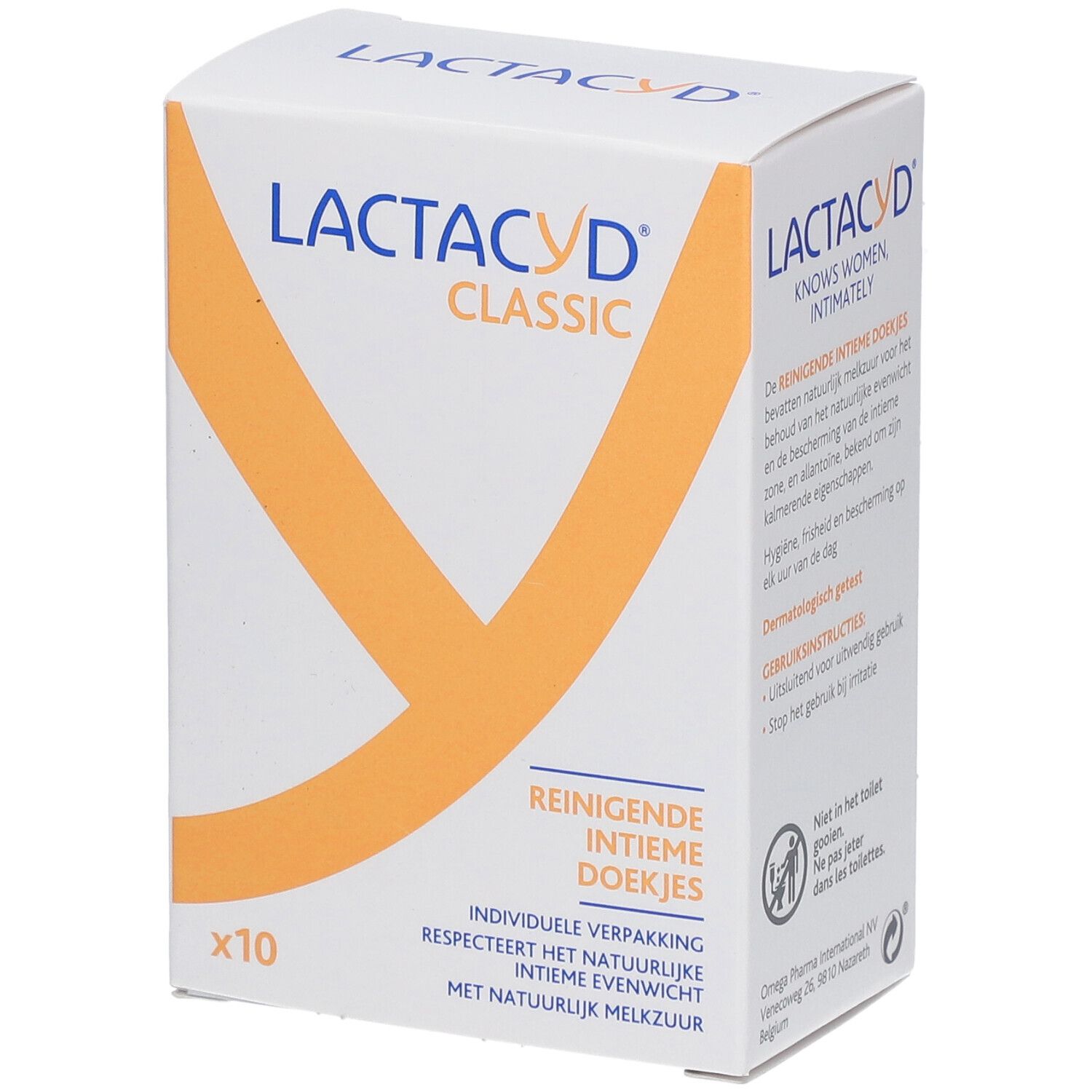 Lactacyd® Classic Lingettes Intimes Nettoyantes