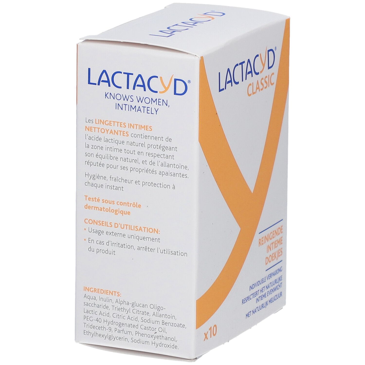 Lactacyd® Classic Lingettes Intimes Nettoyantes