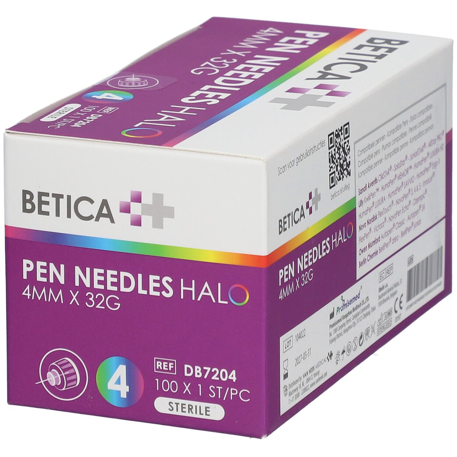 Betica Pen Needles Halo 4 mm 32 g