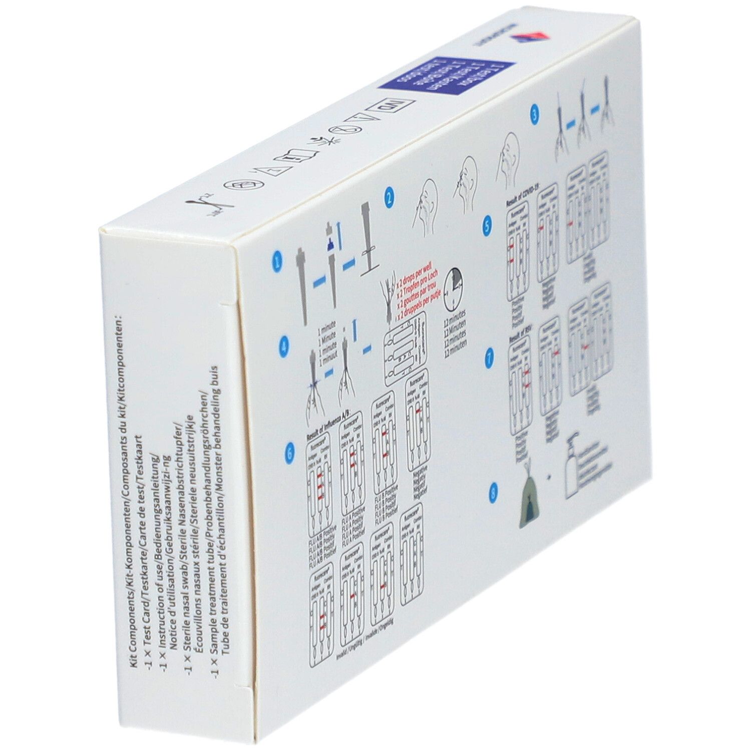 fluorecare® SARS-CoV-2 & Influenza A/B & RSV Antigen Combo Test Kit