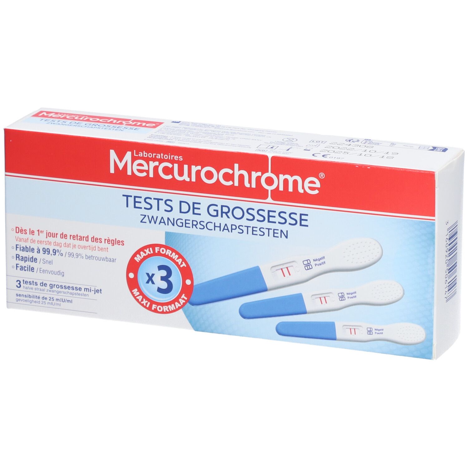 Mercurochrome® Zwangerschapstest