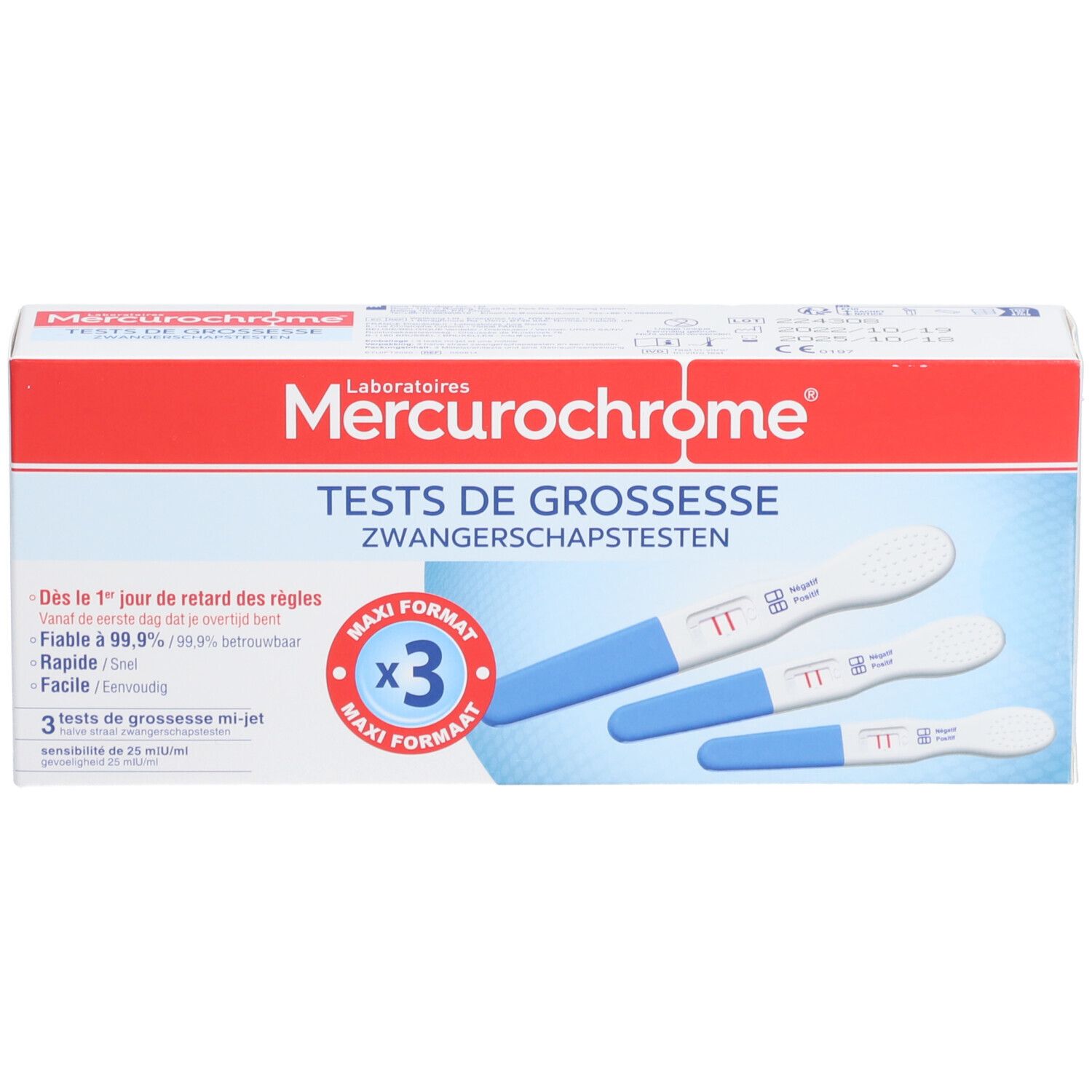 Mercurochrome® Zwangerschapstest