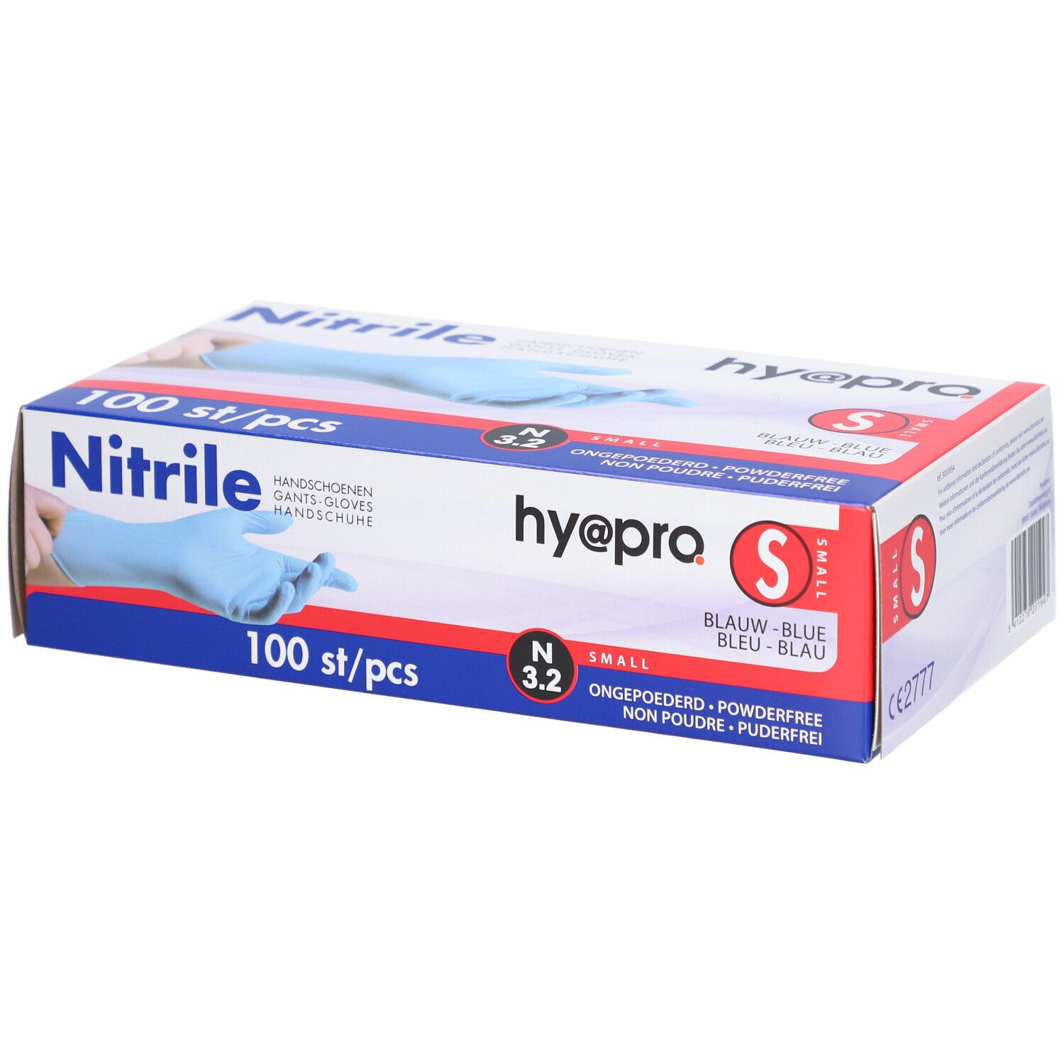 Pharmex Gants Nitrile Non Poudrés Small 100 gants